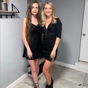 Little Black dress shown in the right (blonde girl)